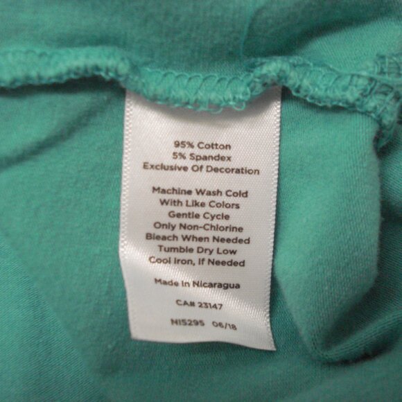 Talbots Petites 3/4 Sleeve Green Pullover Top Size LP - Picture 6 of 8